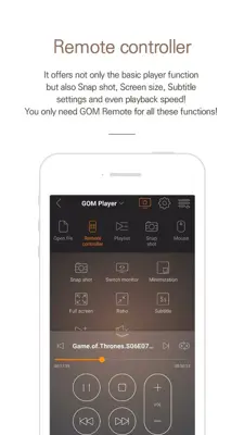 GOM Remote android App screenshot 8